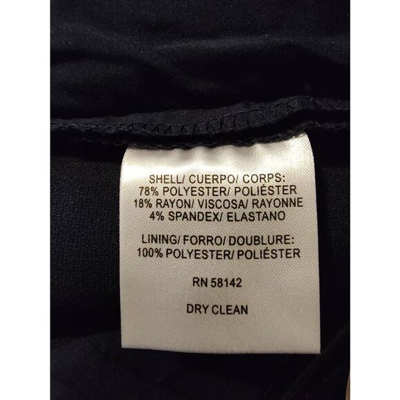 Gal Meets Glam Collection Women's Size 10 Navy Blue Jumpsuit Sleeveless - Picture 9 of 9